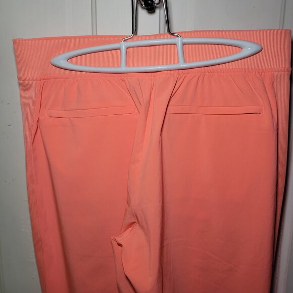 Athleta Womens Orange Brooklyn Mid Rise Ankle Pants Size 8 - Picture 3 of 14
